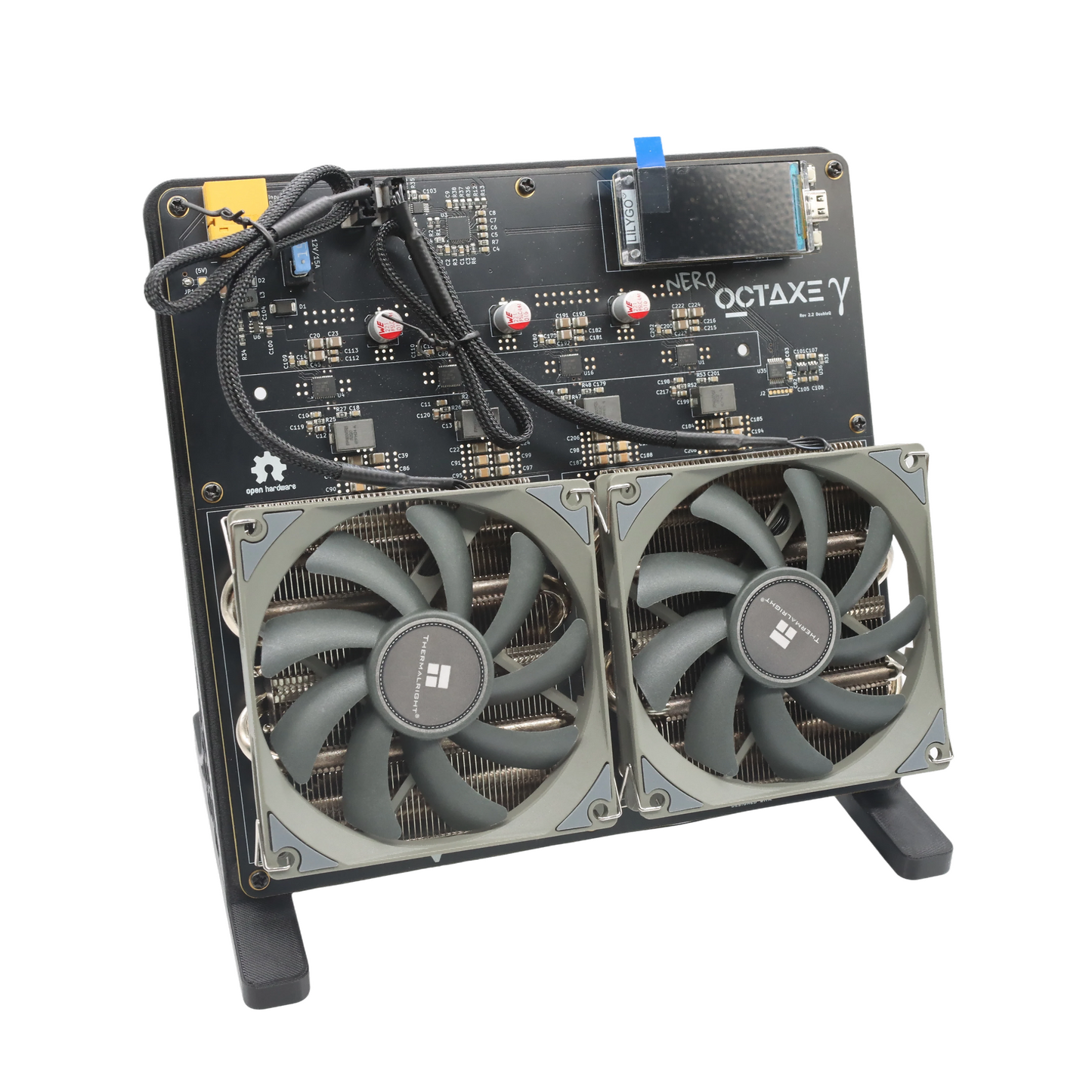 Bitaxe NerdOCTaxe – 9.6 TH/s Bitcoin Solo Miner | High-Performance 160W ASIC